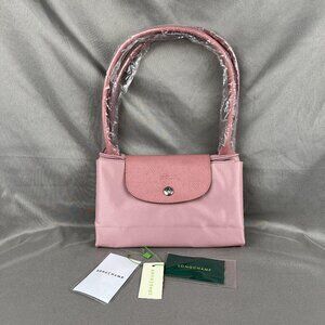 NWT Longchamp Le Pliage Original Large Shoulder Nylon Bag Tote Pink